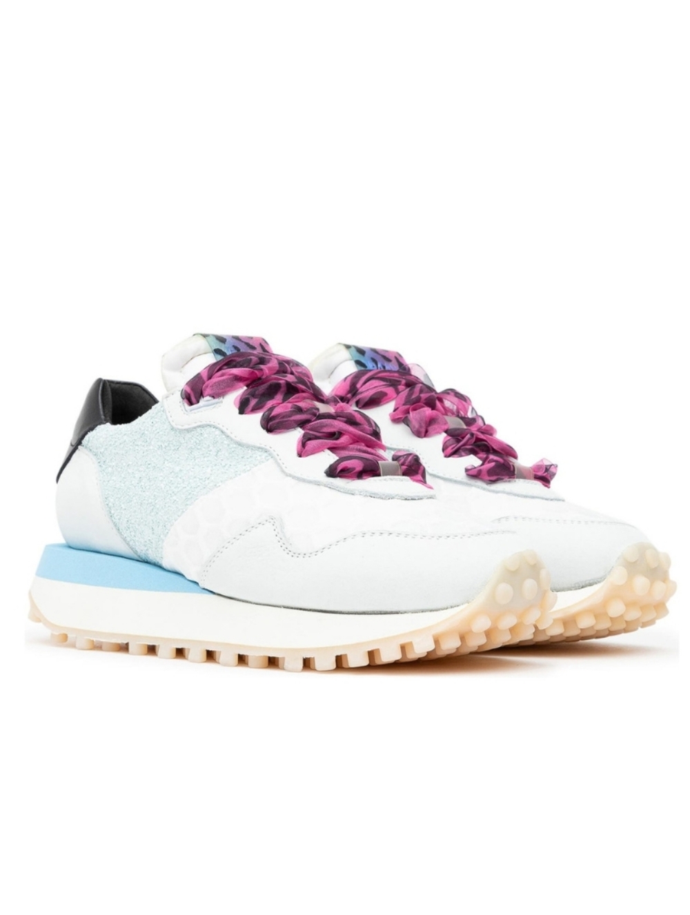 P448 Cancun Sneaker In Glitter/Pearl Size 38